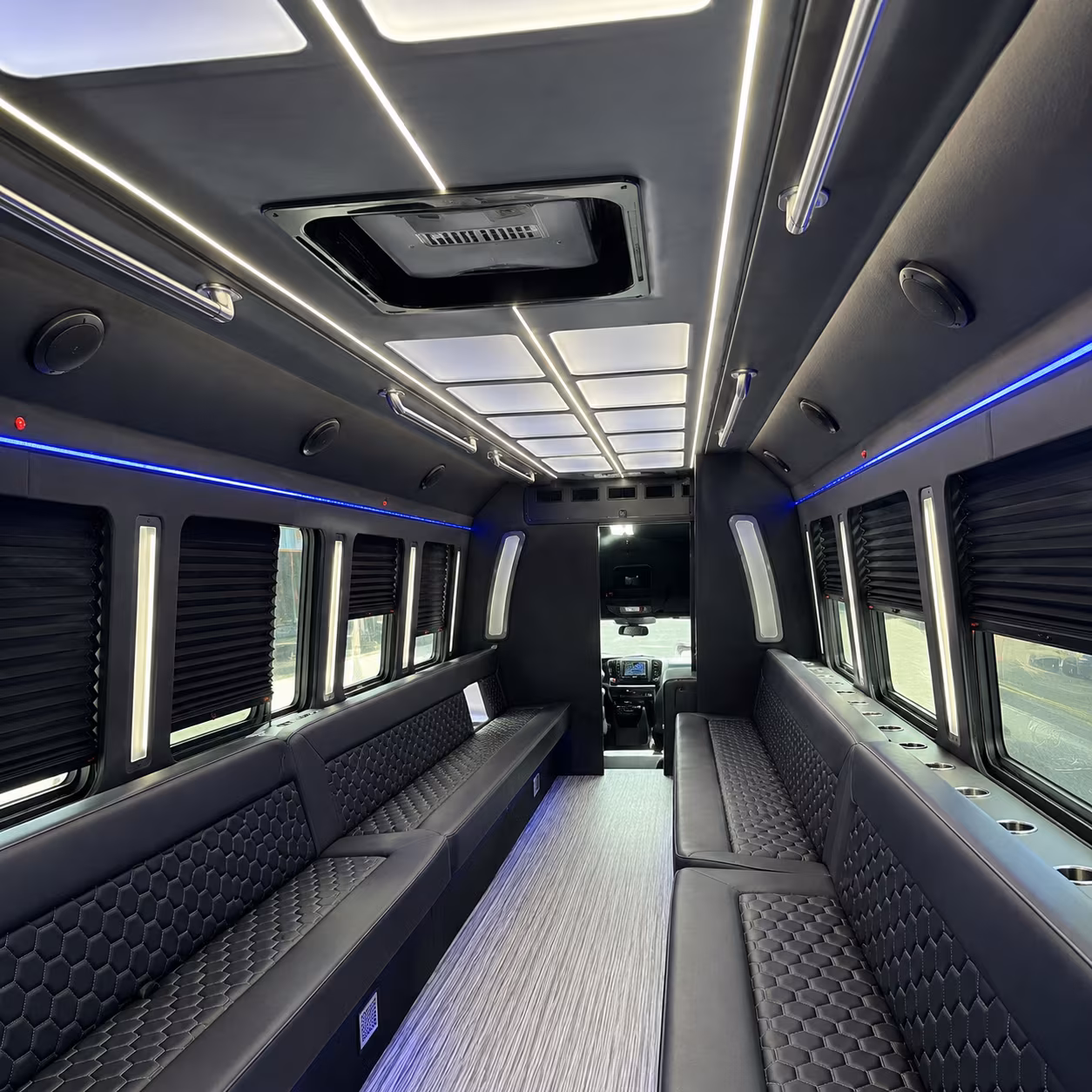 bozeman party bus rental interior